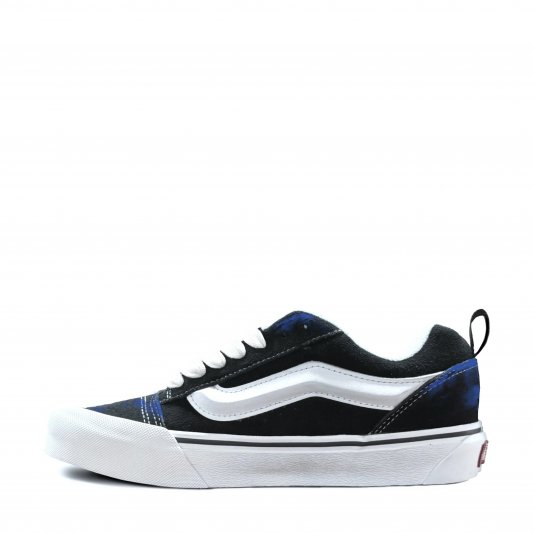 [ CUSTOM ] Knu Skool Geometric Abstract Black/Blue/White